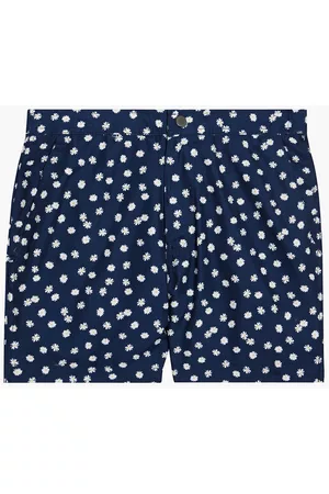 ONIA Women Swim Shorts - Calder mid-length floral-print swim shorts - Blue - M