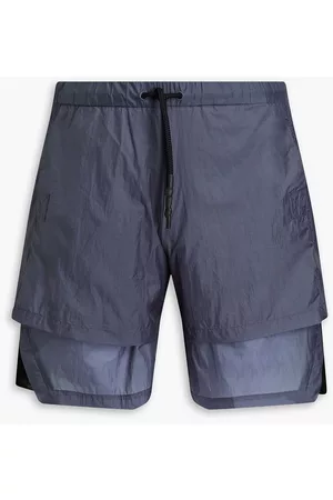 McQ Women Sports Shorts - Layered shell shorts - Blue - XXL