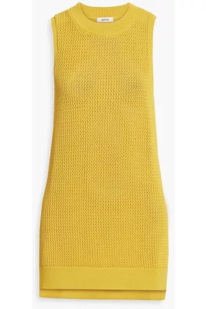 Jason Wu Women Tunics - Pointelle-knit tunic - Yellow - M