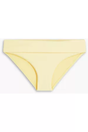 Melissa Odabash Women Bikini Bottoms - Provence ribbed low-rise bikini briefs - Yellow - IT 40