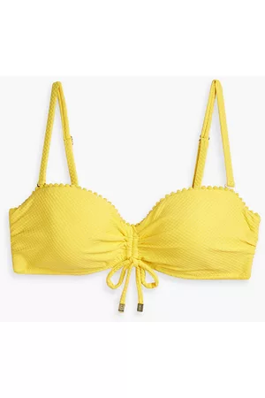 Heidi Klein Women Bandeau Bikinis - Antigua stretch-piqué underwired bikini top - - L