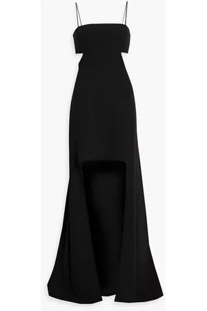 Halston Heritage Women Asymmetrical Dresses - Asher asymmetric cutout stretch-crepe gown - - US 6