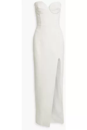 Nicholas Women Strapless Dresses - Pernille strapless crepe gown - White - US 8