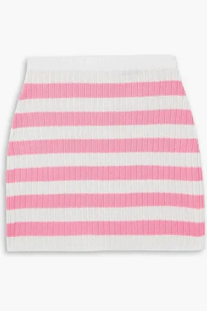 Balmain asymmetric bouclé skirt - Pink