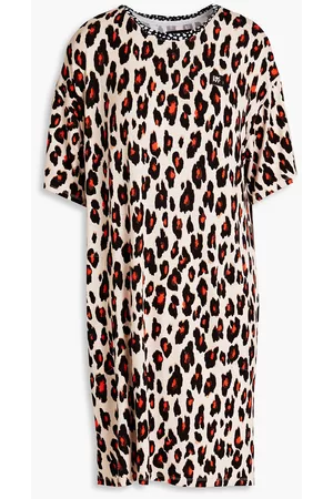 DKNY Women Nightdresses & Shirts - Leopard-print stretch-jersey nightdress - - M