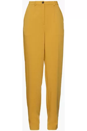 American Vintage Women Pants - Kokomood crepe tapered pants - Yellow - L