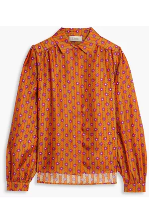 Lisou Women Twill Shirts - Eliza printed silk-twill shirt - - UK 10