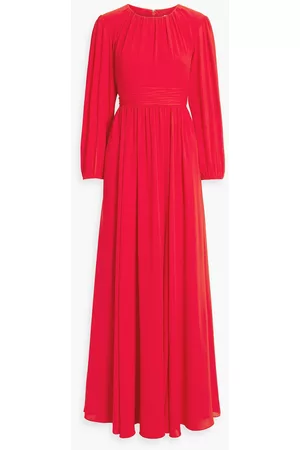 MIKAEL AGHAL Women Evening Dresses & Gowns - Gathered crepe gown - - US 10