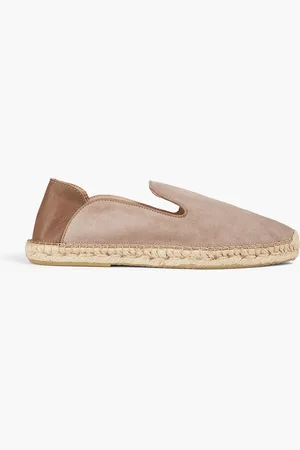 Frescobol Carioca Veluso suede collapsible-heel espadrilles - Neutral - EU 40
