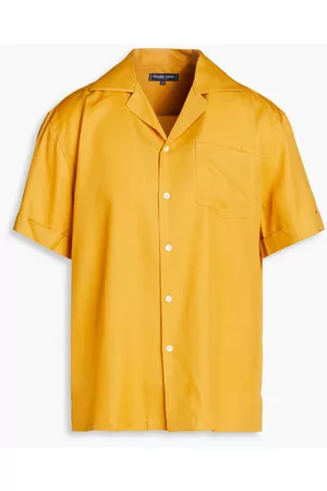 Frescobol Carioca Women Twill Shirts - Thomas tencel-twill shirt - Yellow - L
