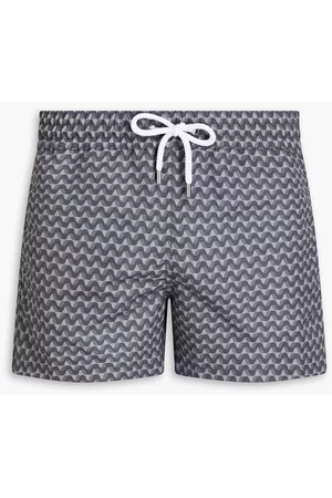 Frescobol Carioca Women Swim Shorts - Short-length printed swim shorts - Gray - M