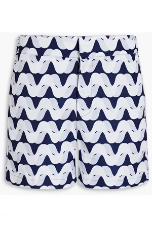 Frescobol Carioca Women Swim Shorts - Short-length printed swim shorts - Blue - 30