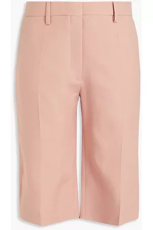 VALENTINO Women Shorts - Garavani - Wool and silk-blend crepe shorts - Pink - IT 40