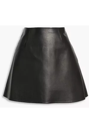 VALENTINO Women Mini Skirts - Garavani - Leather mini skirt - - IT 42