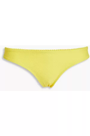 Heidi Klein Women Bikini Bottoms - Stretch-piqué low-rise bikini briefs - - XL