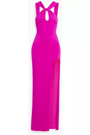 Black Halo Women Evening Dresses & Gowns - Taya cutout twisted cady gown - Pink - US 8