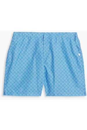 DEREK ROSE Women Swim Shorts - Mid-length printed swim shorts - Blue - XXL