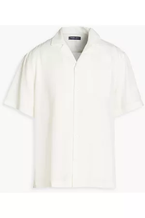 Frescobol Carioca Women Twill Shirts - Angelo Tencel-twill shirt - White - M
