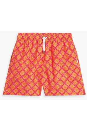 DEREK ROSE Women Swim Shorts - Tropez mid-length printed swim shorts - - S