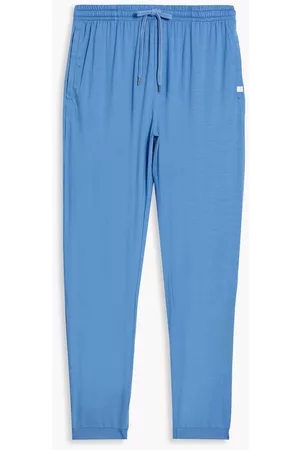 DEREK ROSE Women Sweatpants - Basel stretch-modal jersey sweatpants - Blue - L