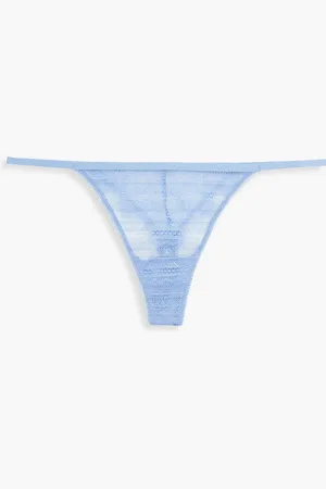 Thongs & V-String Panties - Blue - women - 470 products