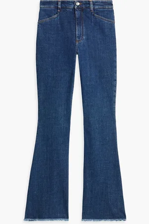 Dolce & Gabbana Appliquéd mid-rise flared jeans - Blue - IT 46