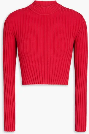Red Cornwall ribbed-knit cashmere sweater, Arch4