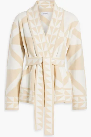 Derek Lam Elowen jacquard-knit cotton-blend cardigan - White - XL
