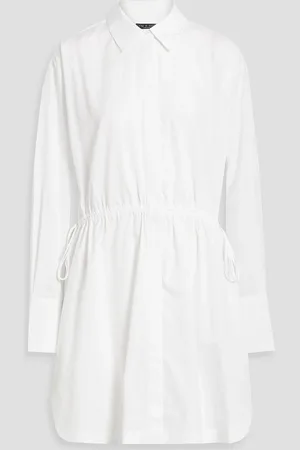 RAG&BONE Fiona cotton-poplin mini shirt dress - - XS