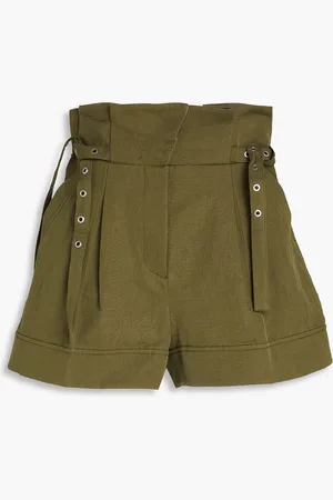 Alora High-waisted Terry Shorts Cover Up