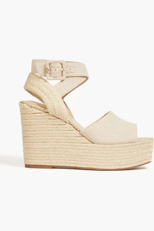 Sam Edelman Vada canvas espadrille wedge sandals - - US 9
