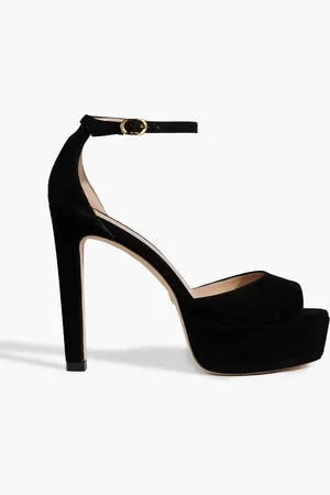 Stuart Weitzman Disco suede platform sandals - - EU 42.5