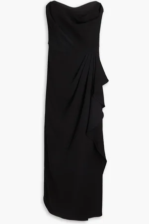 Simkhai Keelan strapless wrap-effect crepe midi dress - - US 0