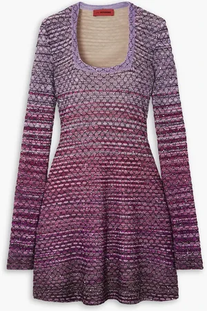 Missoni Embellished crochet-knit mini dress - - IT 46