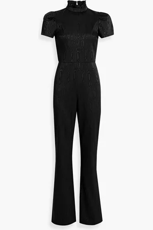 ALICE+OLIVIA Alice Olivia - Jorah moire wide-leg jumpsuit - - US 6