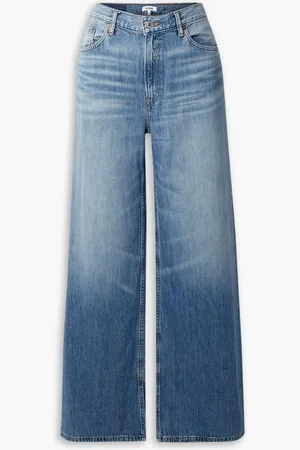 RE/DONE Low Rider low-rise wide-leg jeans - Blue - 29