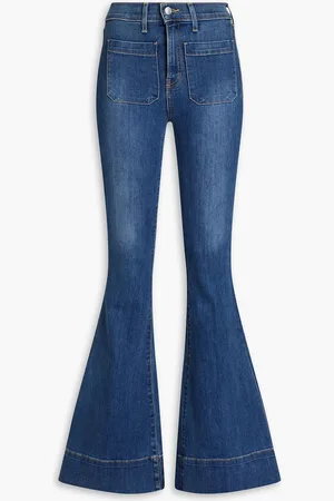 VERONICA BEARD Sheridan faded high-rise flared jeans - Blue - 31