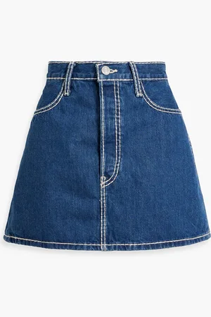 RE/DONE Denim mini skirt - Blue - 32