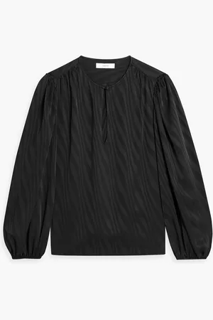 Frame Satin-jacquard blouse - - S