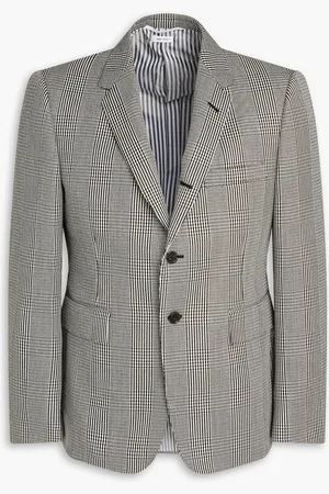 Thom Browne Prince of Wales checked wool blazer - - 2