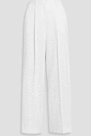 Missoni Crochet-knit cotton-blend straight-leg pants - - IT 36