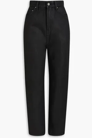 Totême Coated high-rise tapered jeans - - 32W-32L