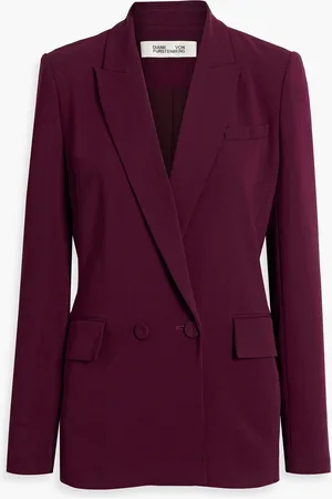 Diane von Furstenberg Salzburg double-breasted crepe blazer - - US 8