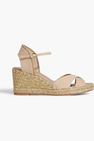Stuart Weitzman Mirela II suede espadrille wedge sandals - - EU 42.5