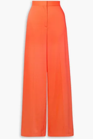 Christopher John Rogers Twill wide-leg pants - Orange - US 4