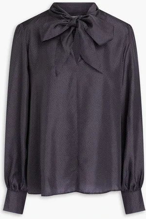 OFFICINE GENERALE Sibylle polka-dot silk blouse - Blue - S