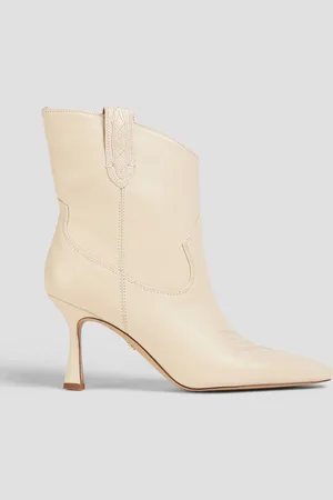 Sam Edelman Moe leather ankle boots - White - US 10.5
