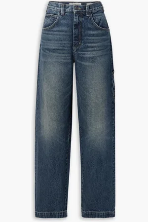 NILI LOTAN Aaron high-rise straight-leg jeans - Blue - 24