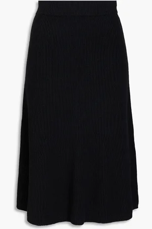 Joseph Ribbed linen-blend skirt - - XS