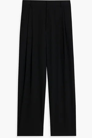 DRIES VAN NOTEN Tapered wool-twill pants - - FR 48